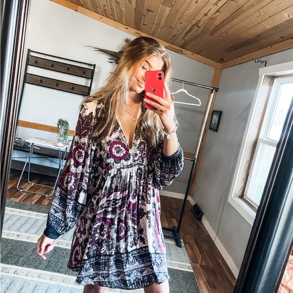 Free People Mini Dress - Picture 1 of 8